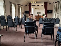 St Andrew's Church Inverurie Chapel with seats