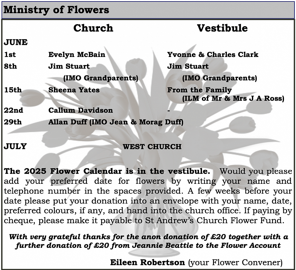 Ministry of Flowers