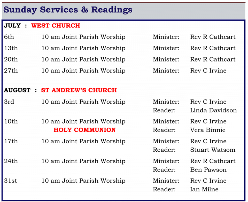 StAndrew's List of Services