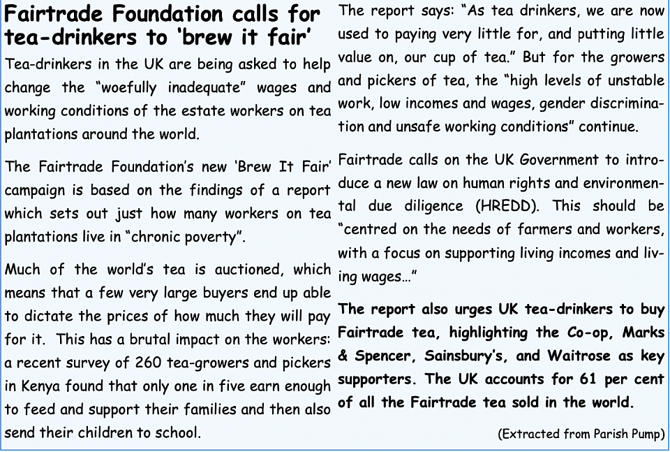 Fairtrade Tea