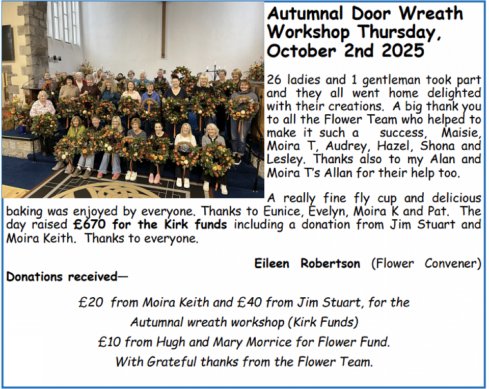 Autumnal Door Wreaths Workshop