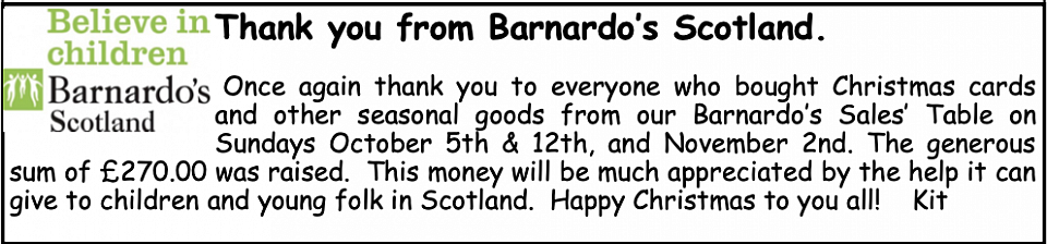 Barnardo's at StAndrew's Inverurie