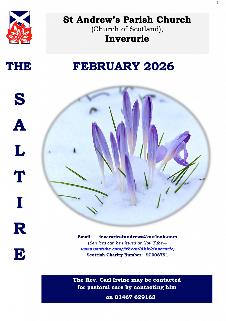 Saltire Newsletter Cover
