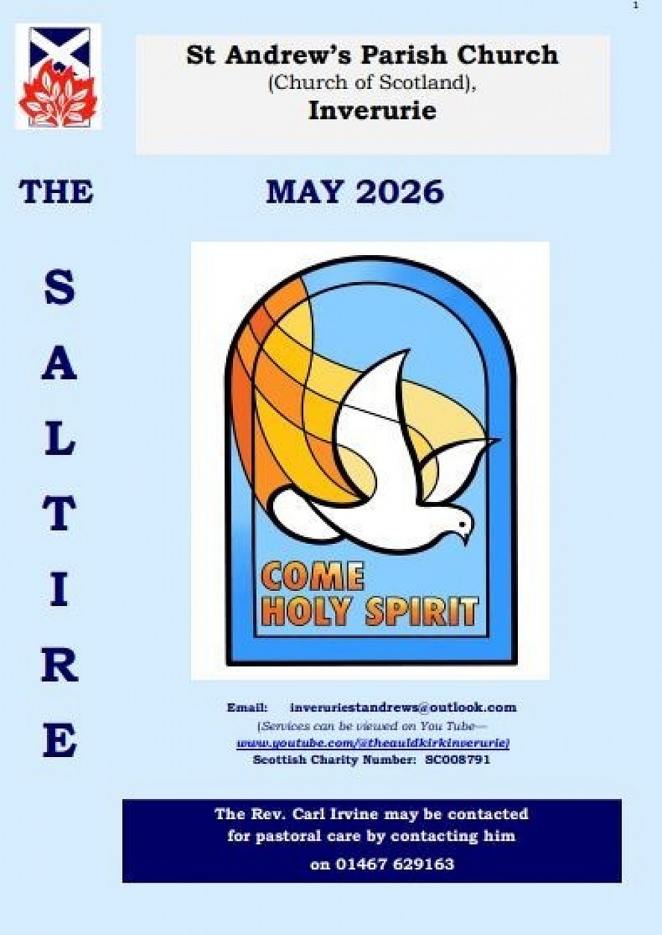 Saltire Newsletter Cover
