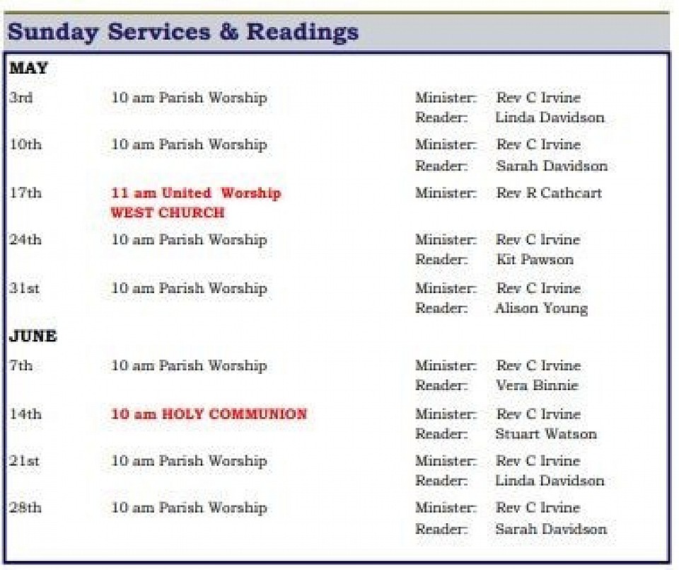 StAndrew's List of Services