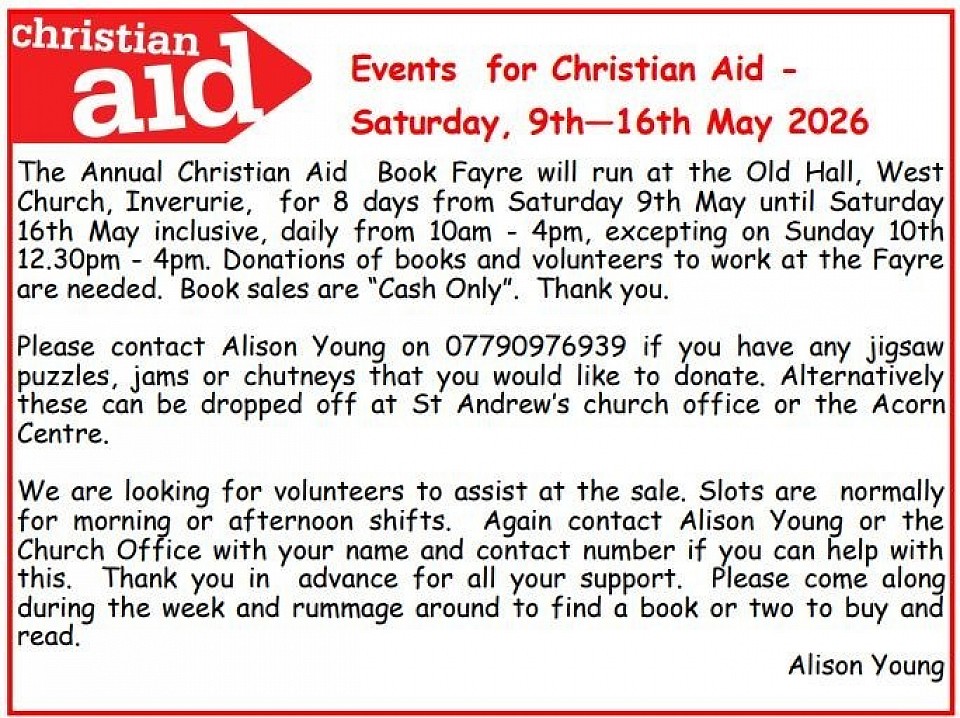 Christian Aid Book Week