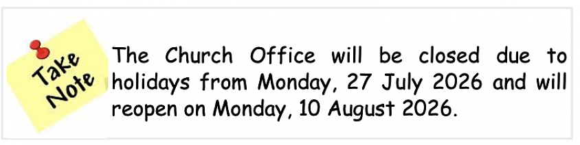 Church Office Closed